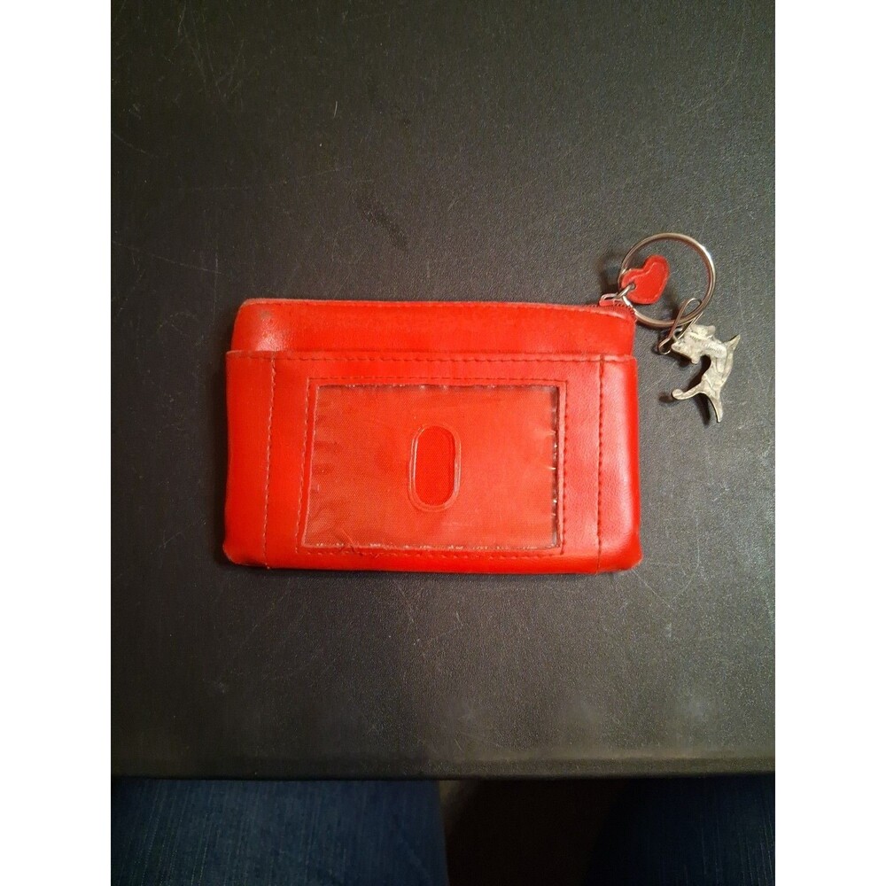 Bad Kitty Cat Red Coin Purse Credit Cards ID Sleeve Made In China, Charm TAIWAN - Picture 3 of 11
